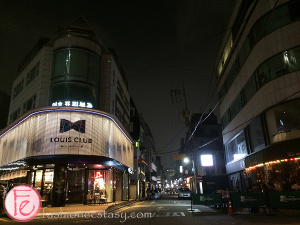 Garosu-gil a hip bar street in Seoul